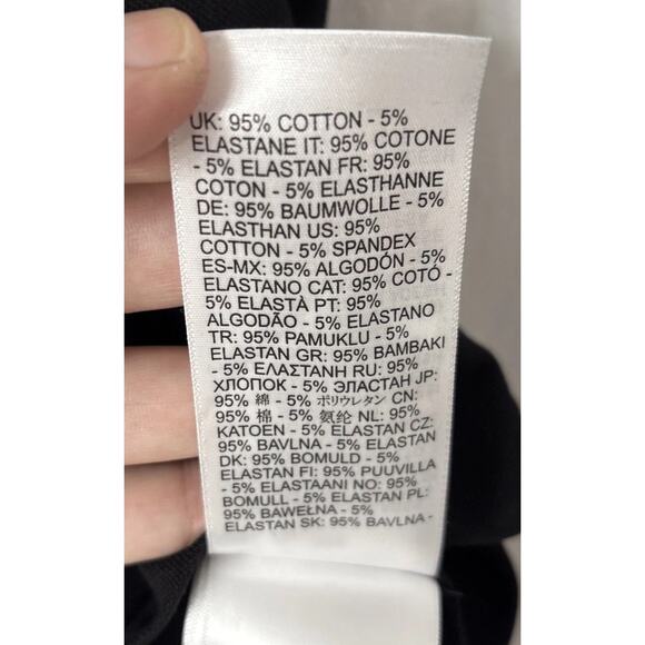 NWT Diesel Industry Mens Polo Shirt Black XL Denim Division Logo $125 Cotton - Picture 13 of 13